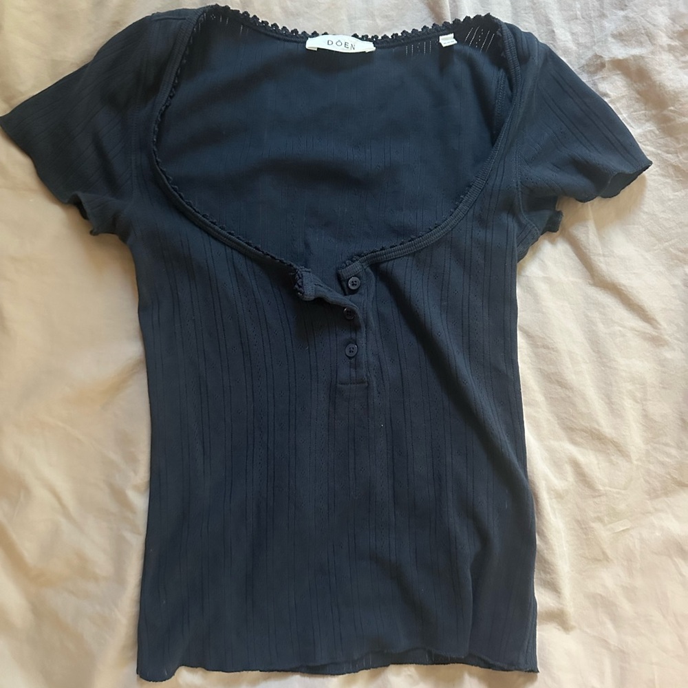 Doen Midnight Blue Blouse